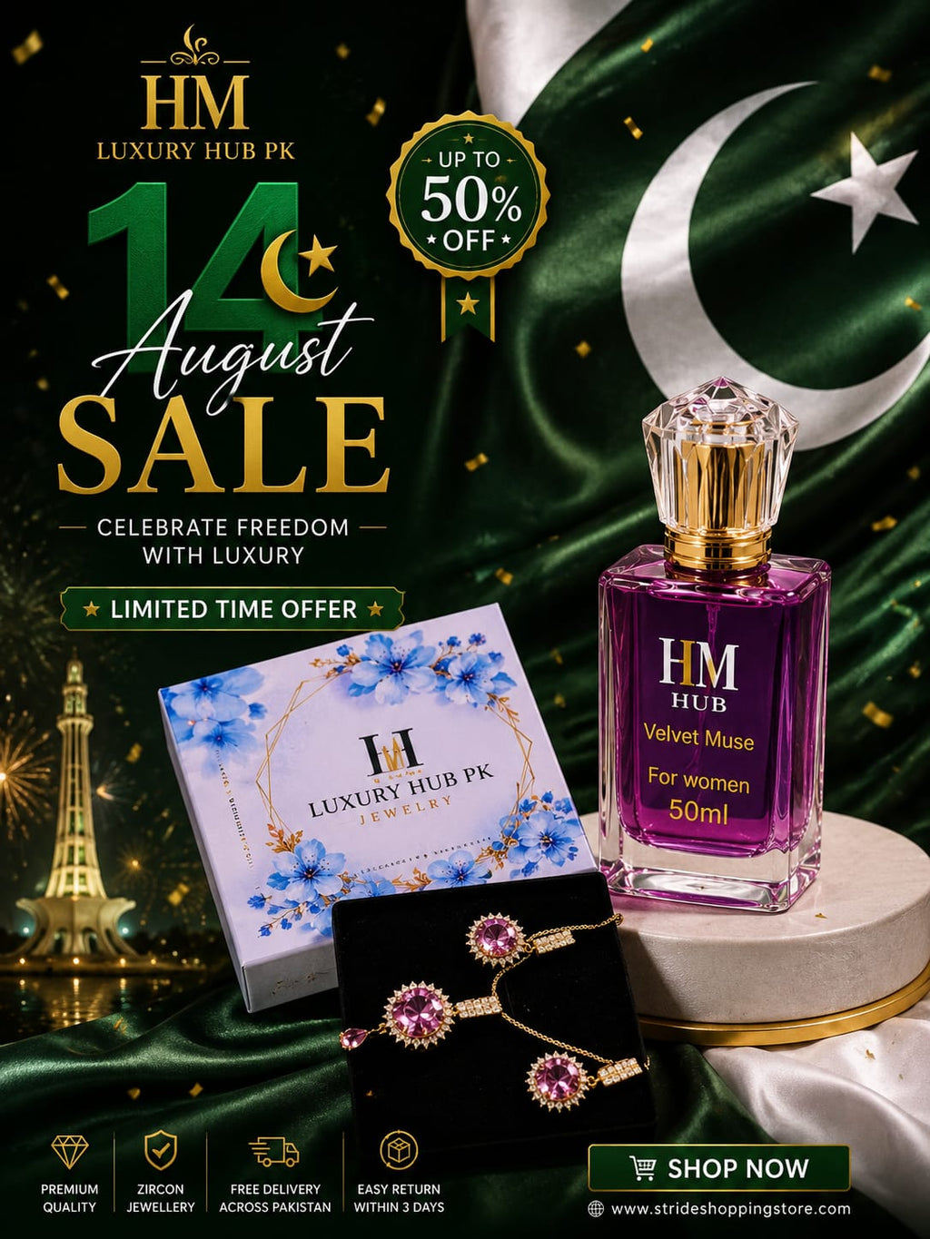 14 Agust Sale Of Jewellery Set And Perume